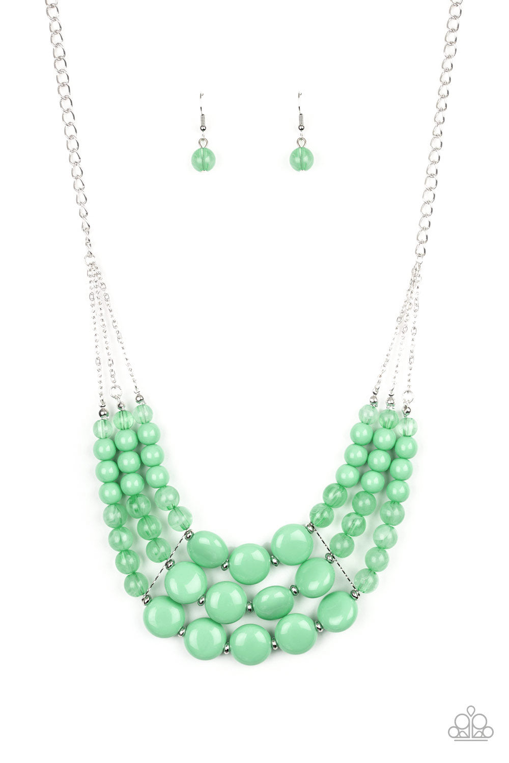 Paparazzi Accessories - Flirtatiously Fruity - Green Necklace #0168