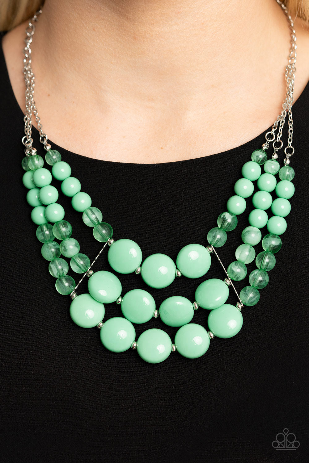 Paparazzi Accessories - Flirtatiously Fruity - Green Necklace #0168