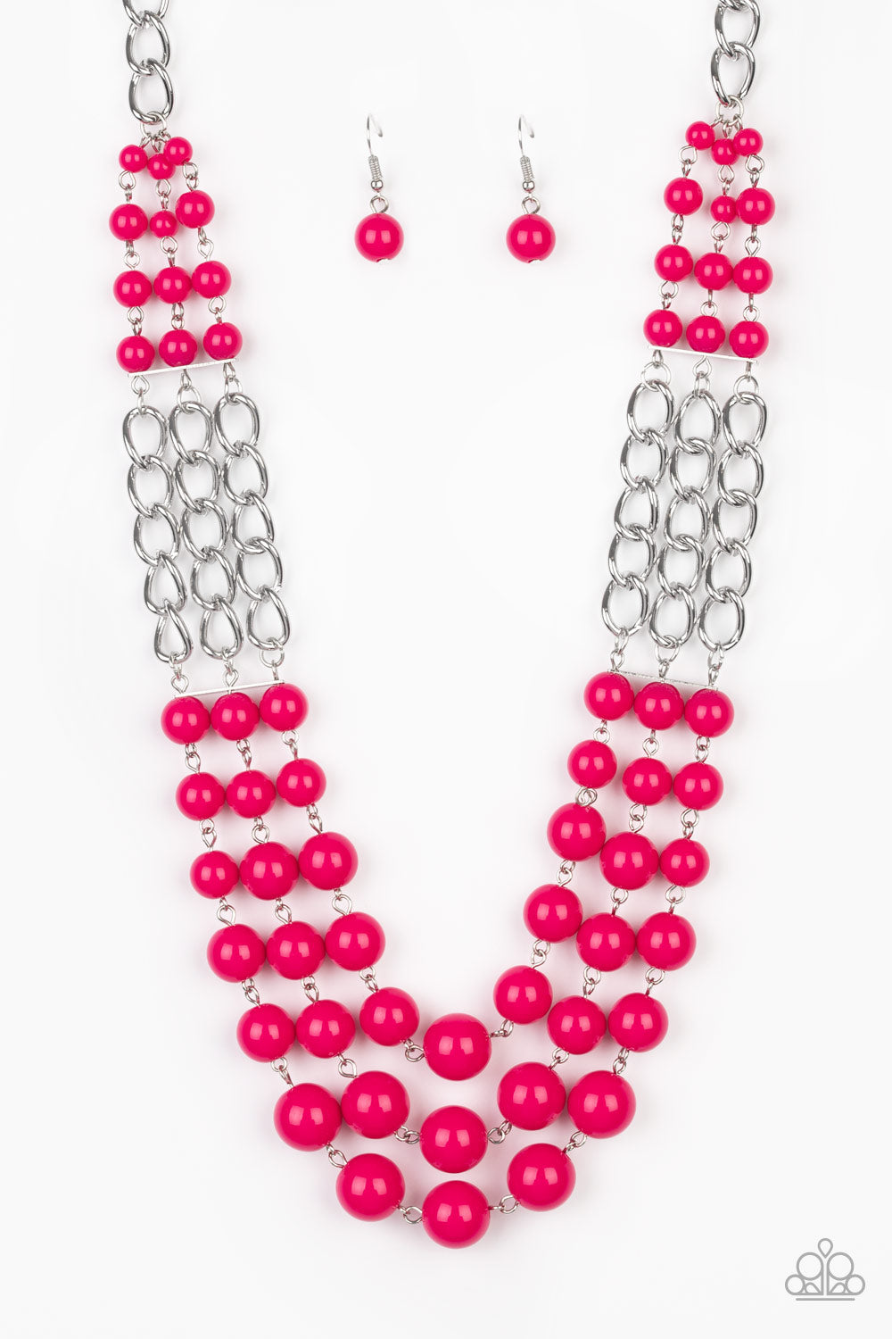 Paparazzi Accessories - A La Vogue - Pink Necklaces #0411