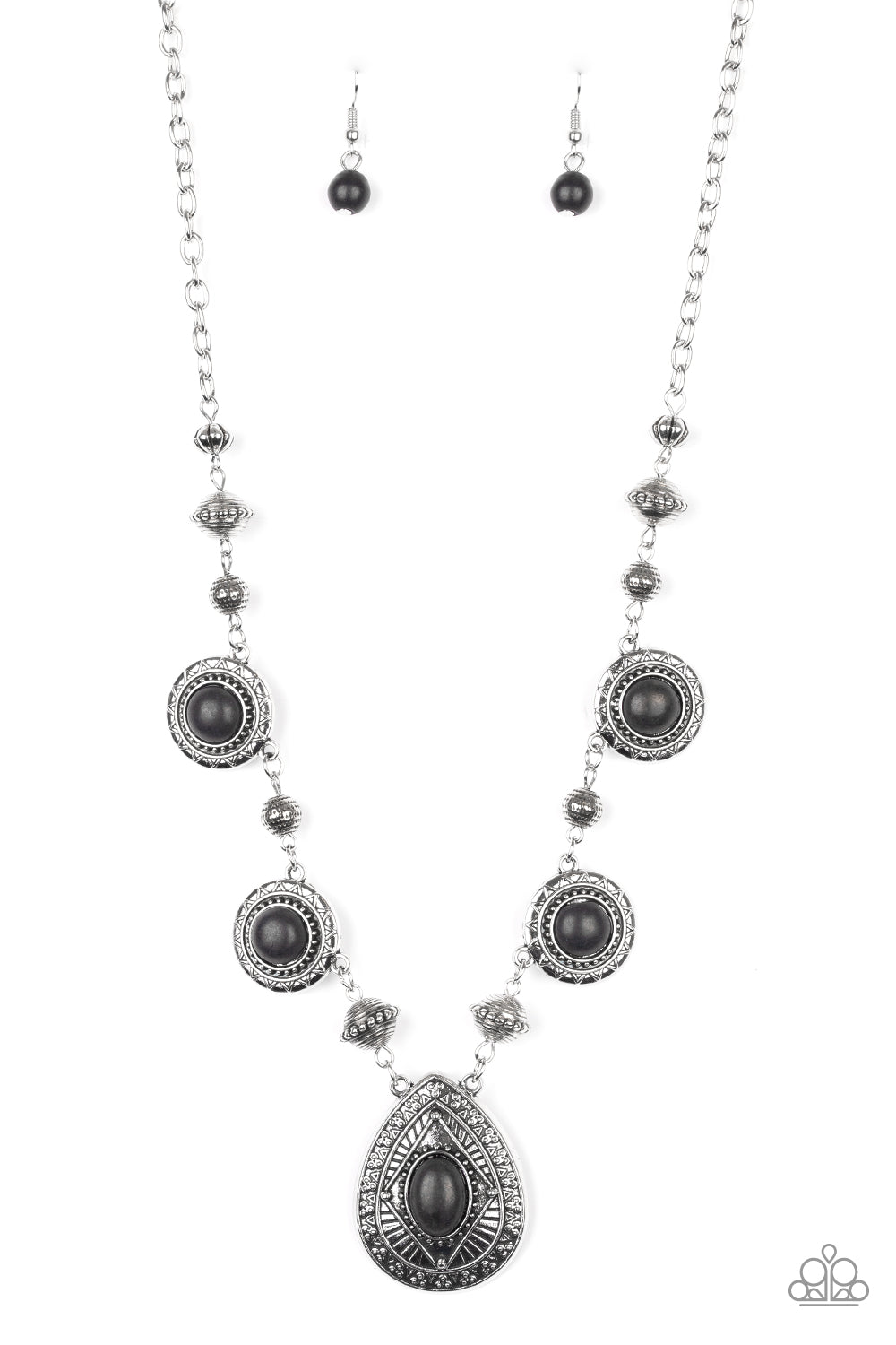 Paparazzi - Mayan Magic - Black Necklaces  #0181