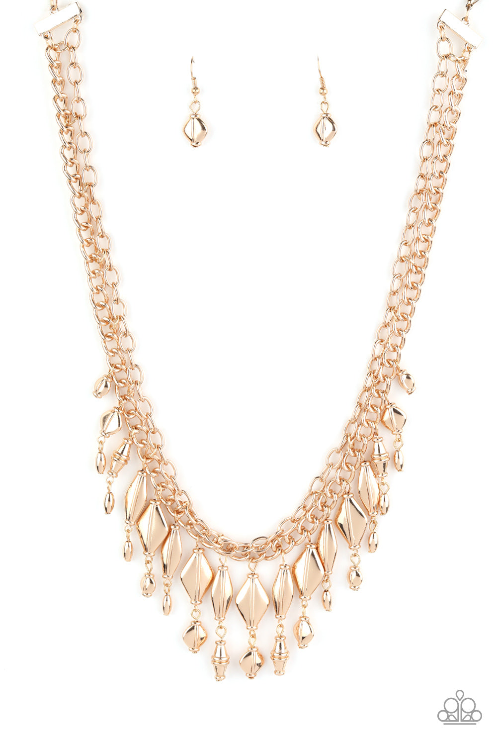 Paparazzi - Trinket Trade - Gold Necklaces #0471