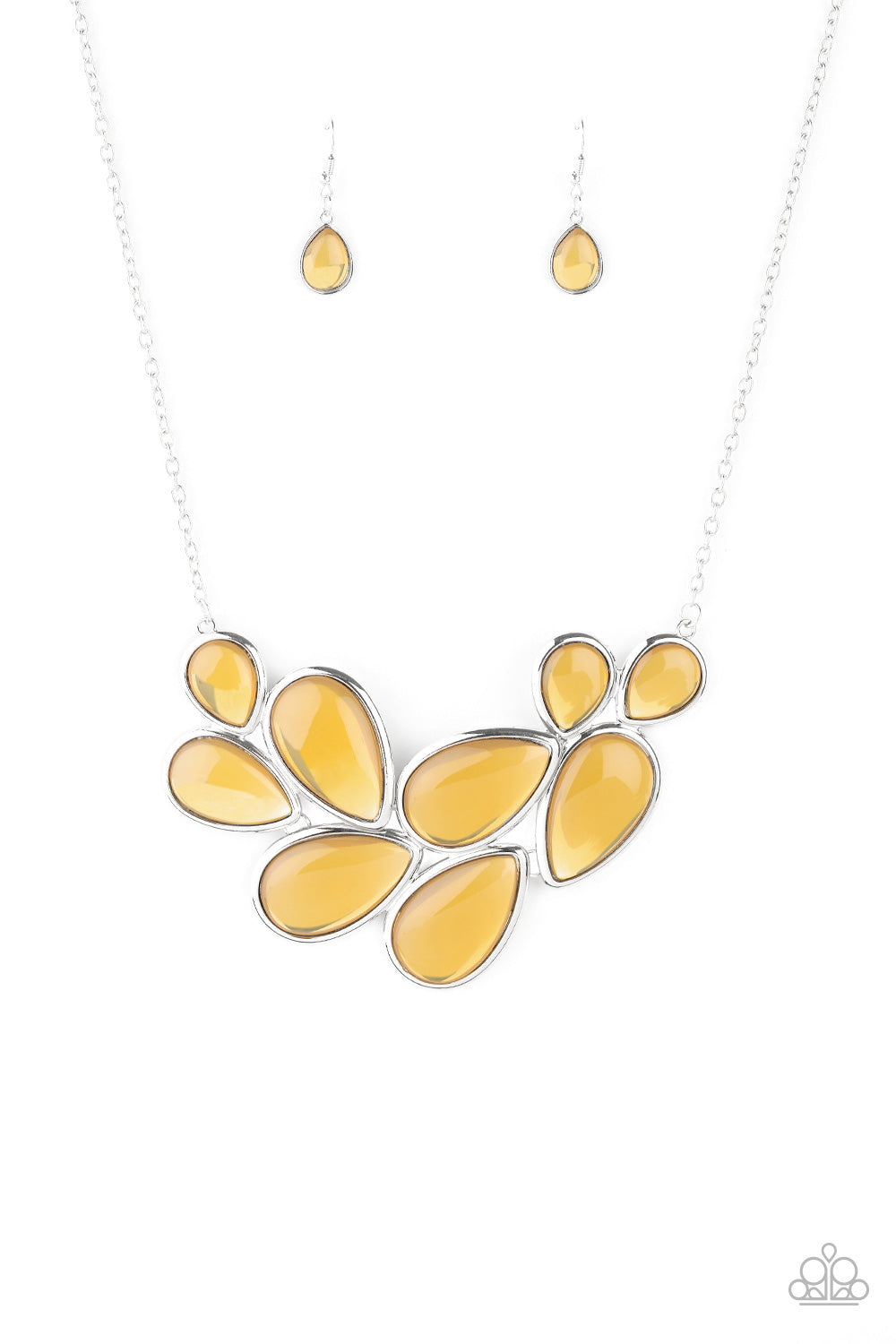 Paparazzi - Iridescently Irresistible - Yellow Necklace  #0163