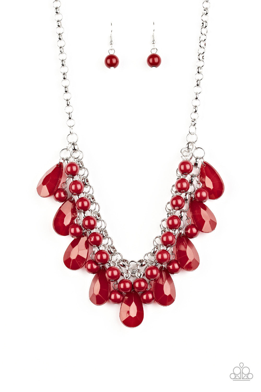 Paparazzi - Endless Effervescence - Red Necklace #0152