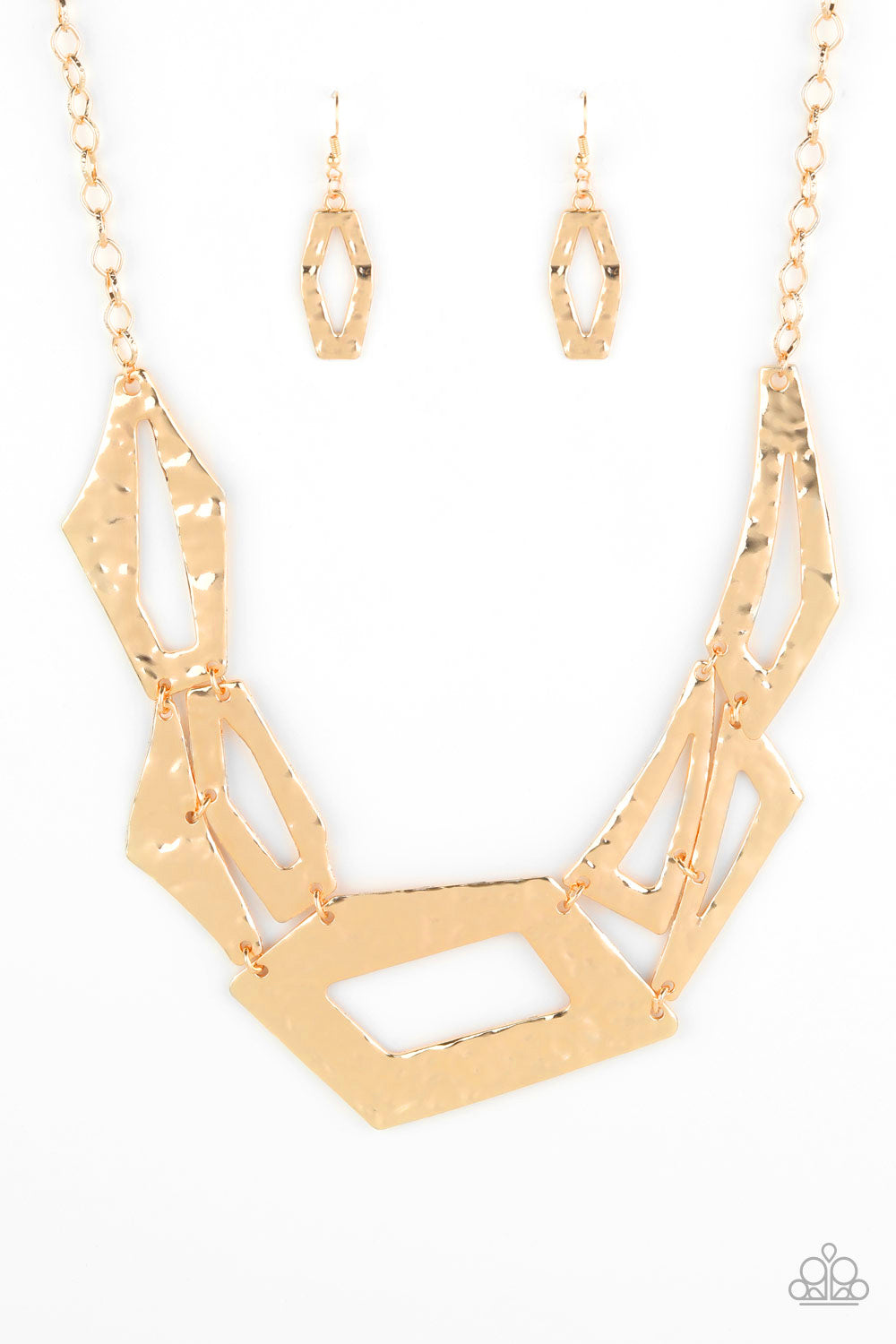 Paparazzi Accessories - Break The Mold - Gold Necklace  #0441