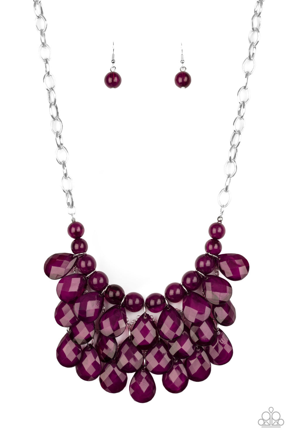 Paparazzi - Sorry To Burst Your Bubble - Purple Necklace #0450