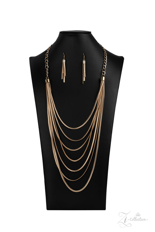 Paparazzi - COMMANDING Zi Signature Necklace #Z051