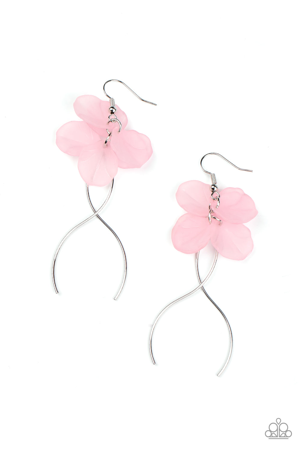 Paparazzi - Lets Keep It ETHEREAL - Pink Earrings #0870