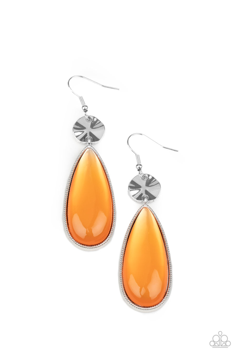 Paparazzi - Jaw-Dropping Drama - Orange Earrings O/D #027