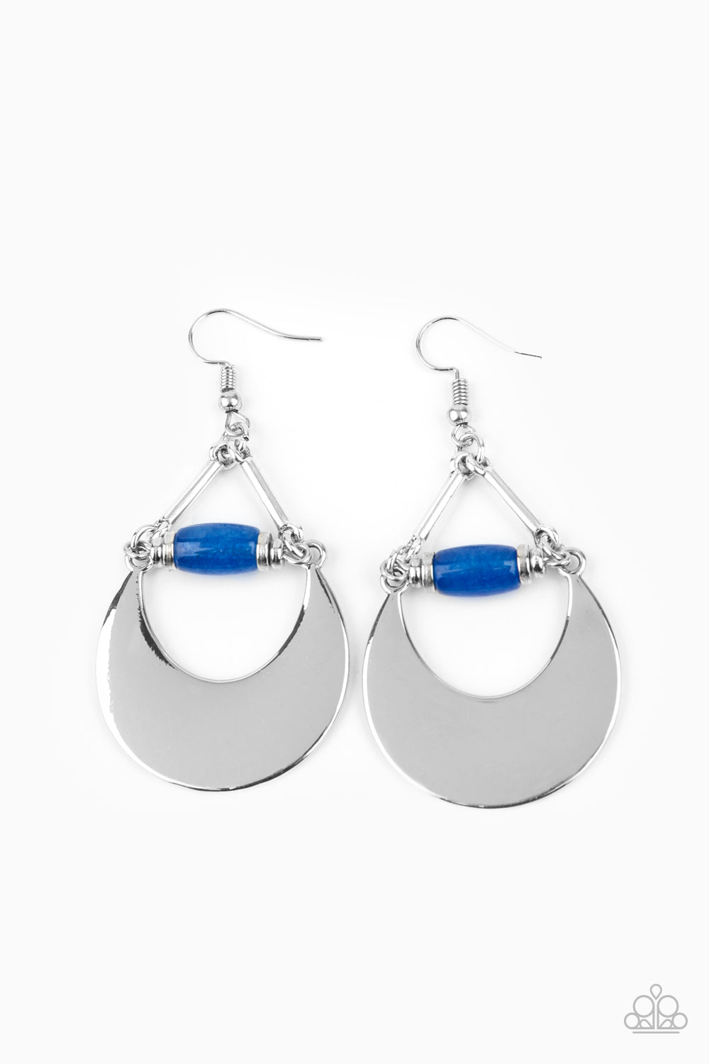 Paparazzi Mystical Moonbeams - Blue Earrings  #1710