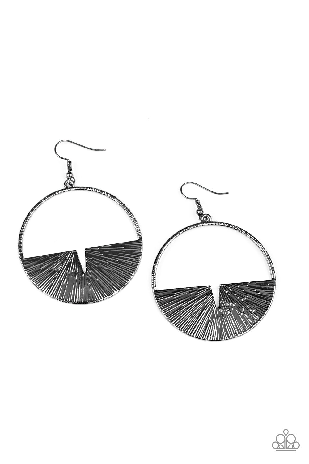 Paparazzi - Reimagined Refinement - Black Earrings #1912