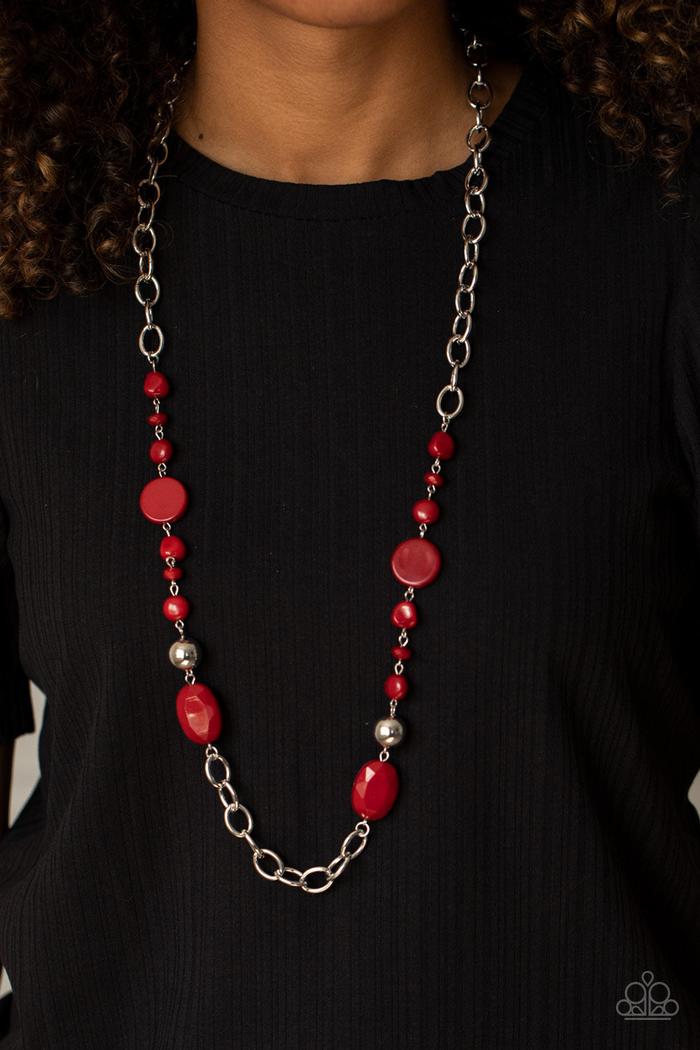 Paparazzi - When I Glow Up - Red Necklaces  #0490