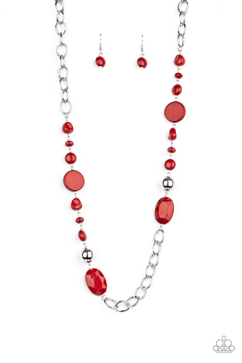 Paparazzi - When I Glow Up - Red Necklaces  #0490