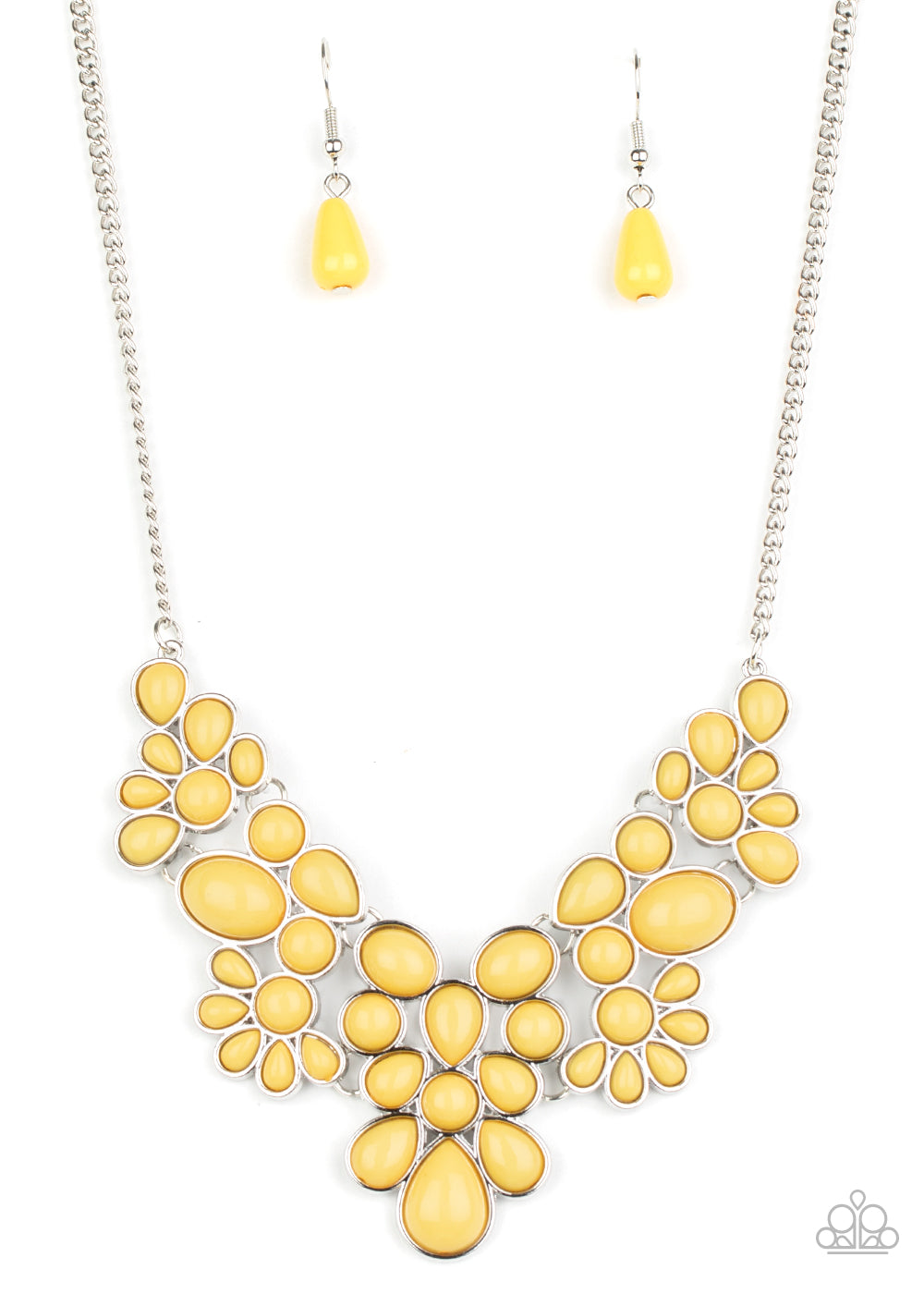 Paparazzi - Bohemian Banquet - Yellow Necklace  #0136