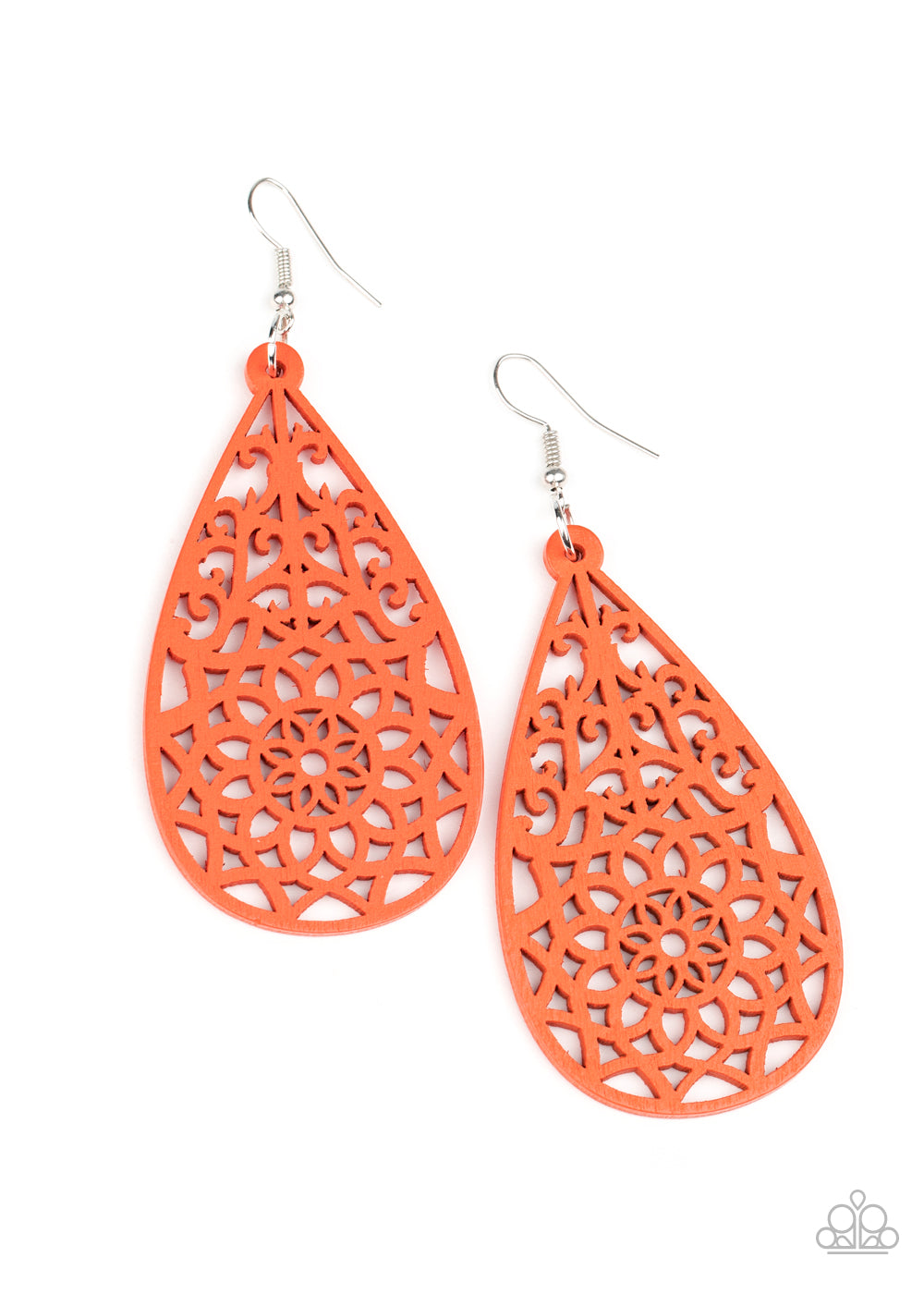 Paparazzi - Seaside Sunsets - Orange Earrings W#O54