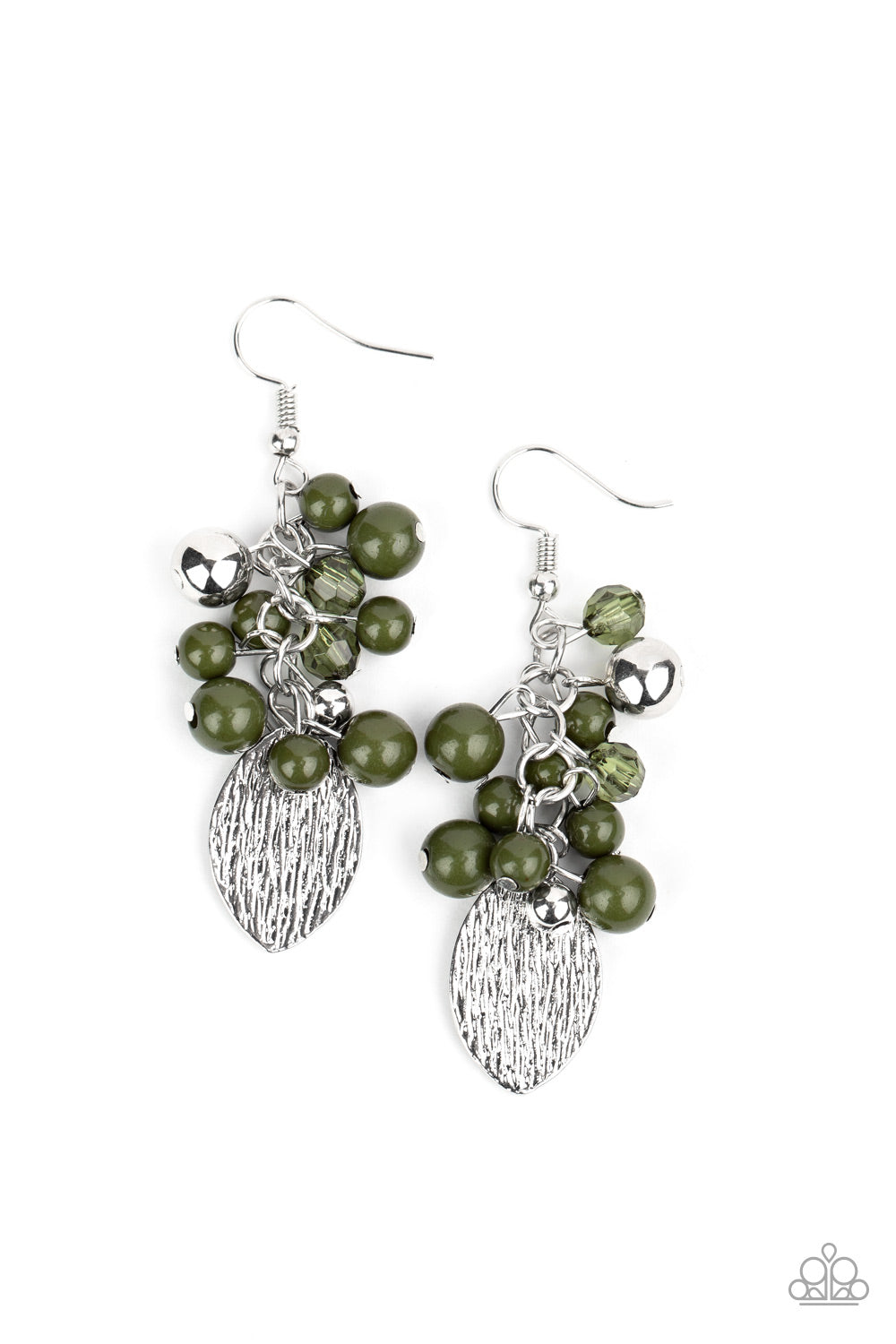 Paparazzi - Fruity Finesse - Green Earrings O/D #010