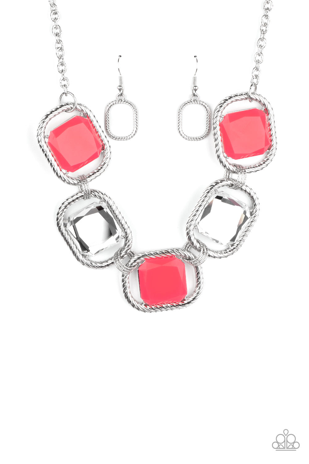 Paparazzi - Pucker Up - Pink Necklaces  #1415