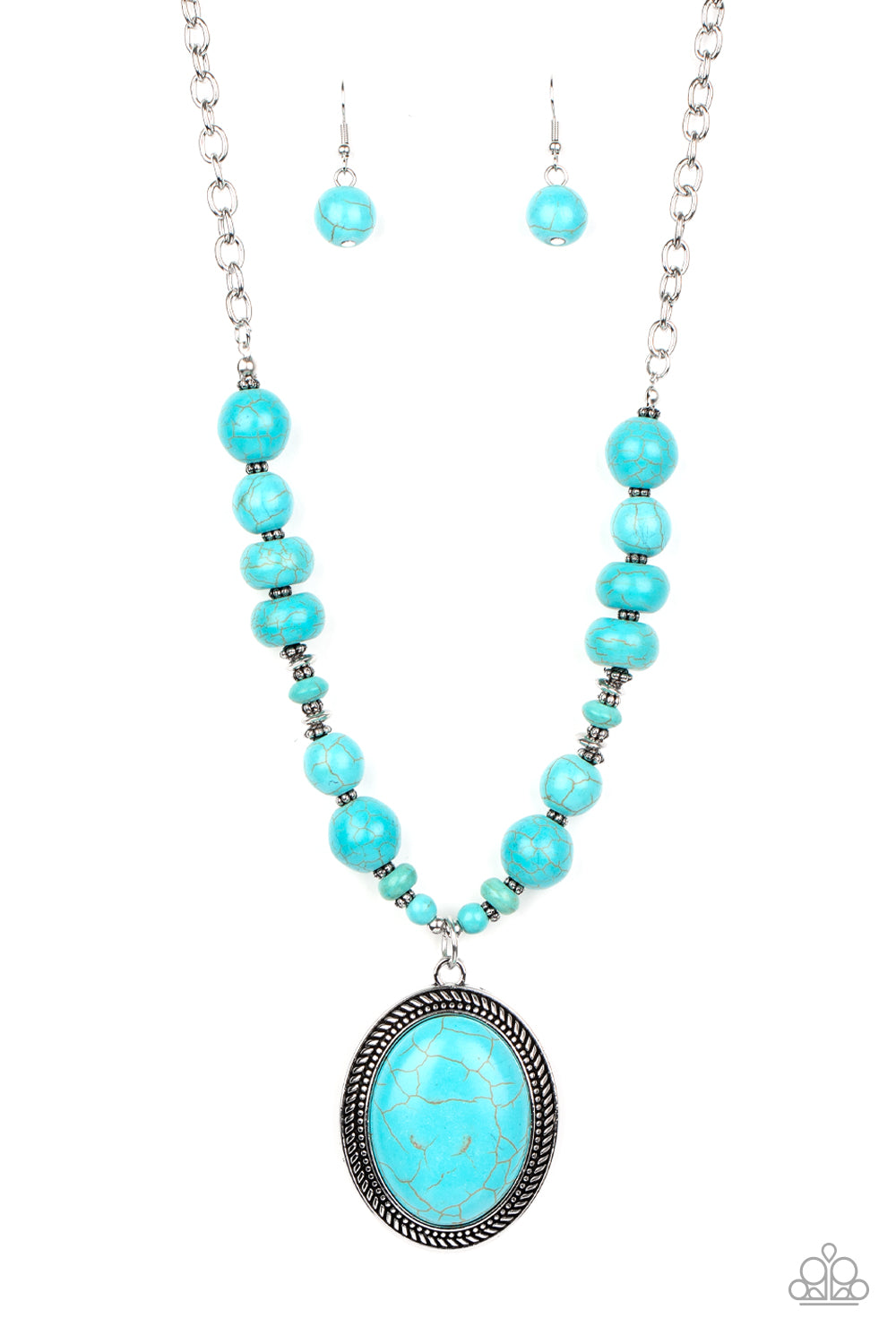 Paparazzi - Home Sweet HOMESTEAD - Blue Necklace #0497