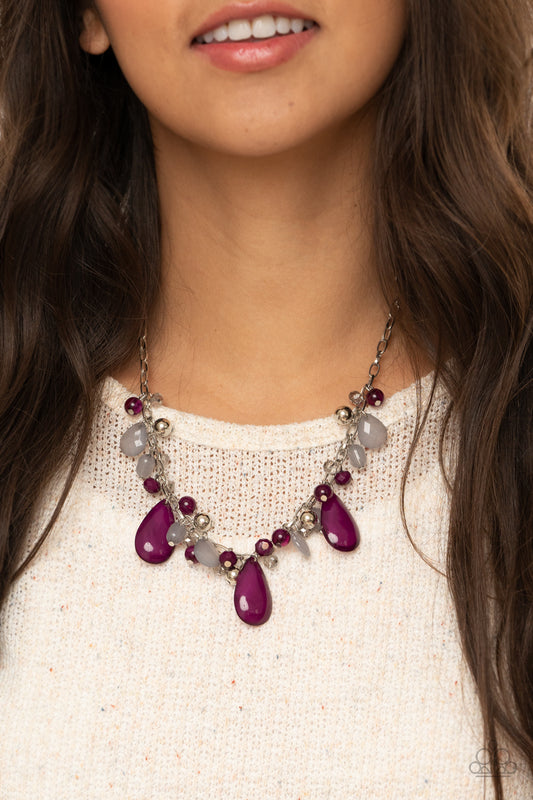 Paparazzi - Seaside Solstice - Purple Necklaces #0301