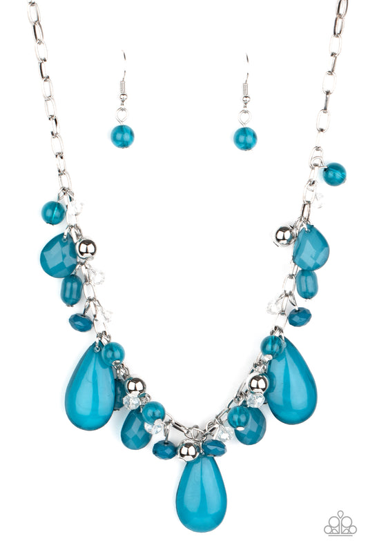 Paparazzi - Seaside Solstice - Blue Necklace  #0298