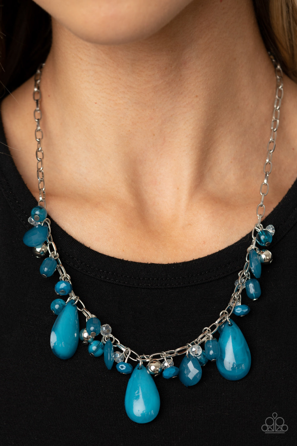 Paparazzi - Seaside Solstice - Blue Necklace  #0298