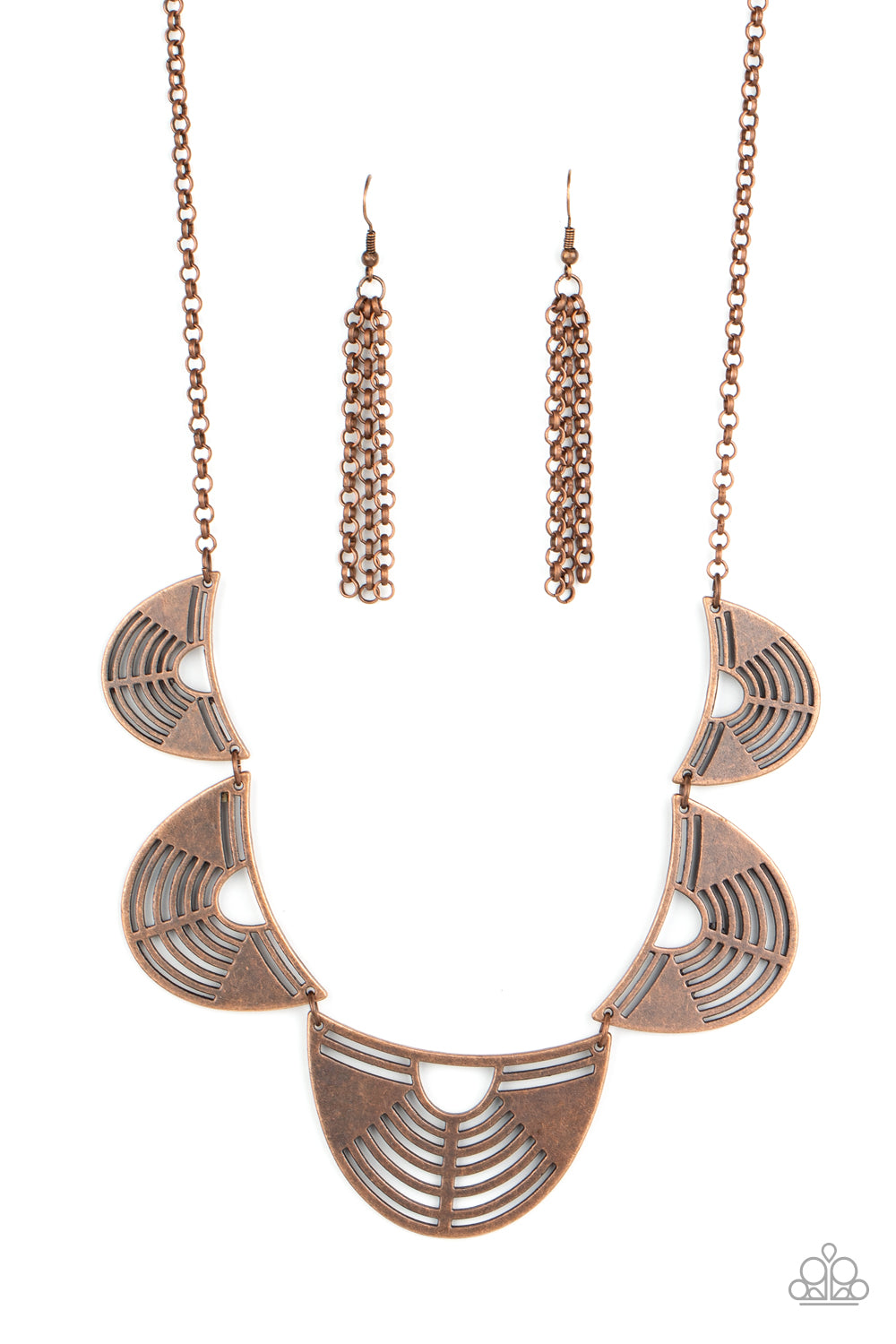 Paparazzi - Record-Breaking Radiance - Copper Necklaces   #0243