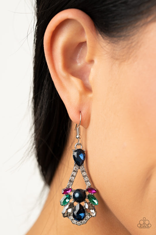 Paparazzi - Prismatic Presence - Mutli Earrings  #1851