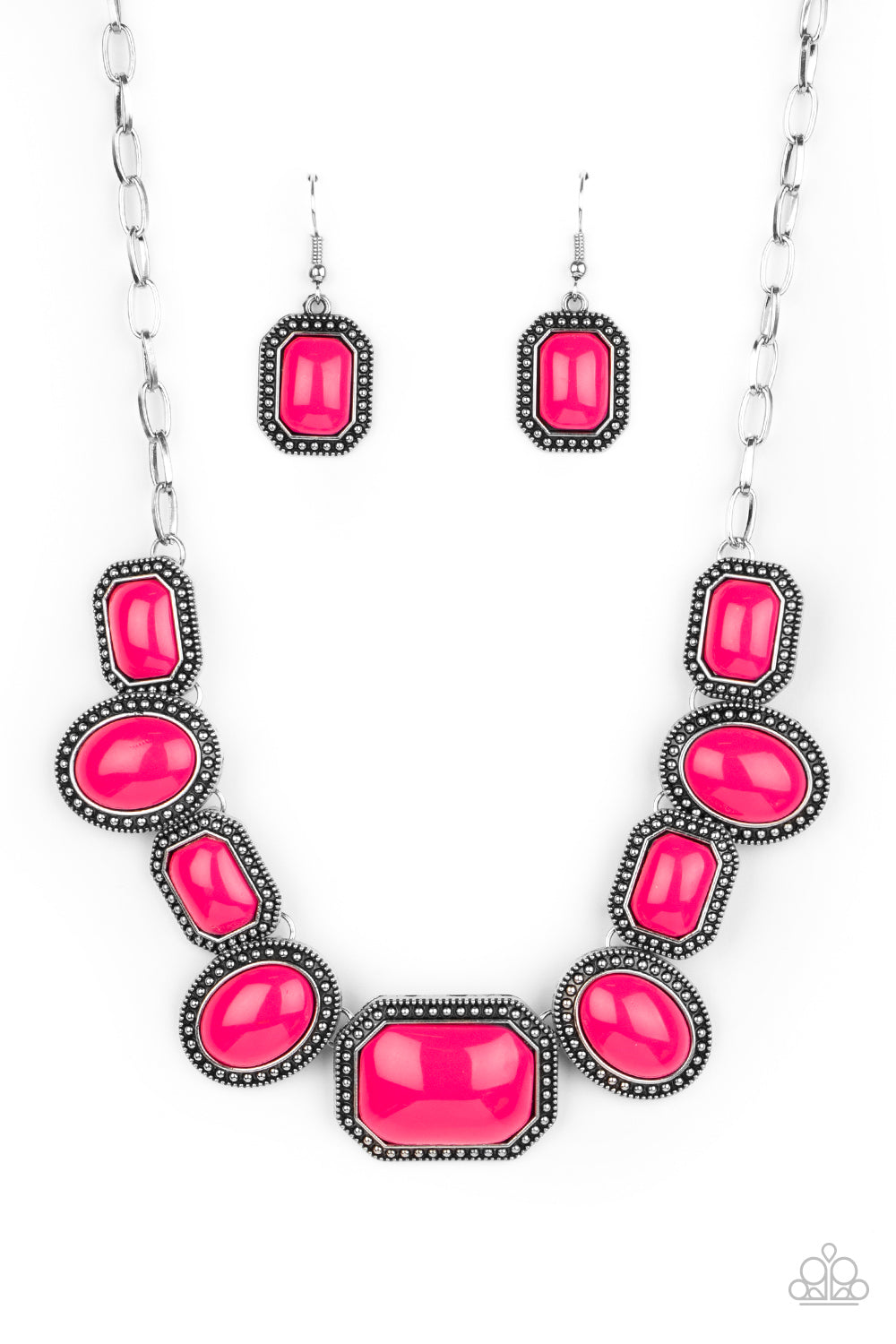 Paparazzi - Lets Get Loud - Pink Necklace #1305.1