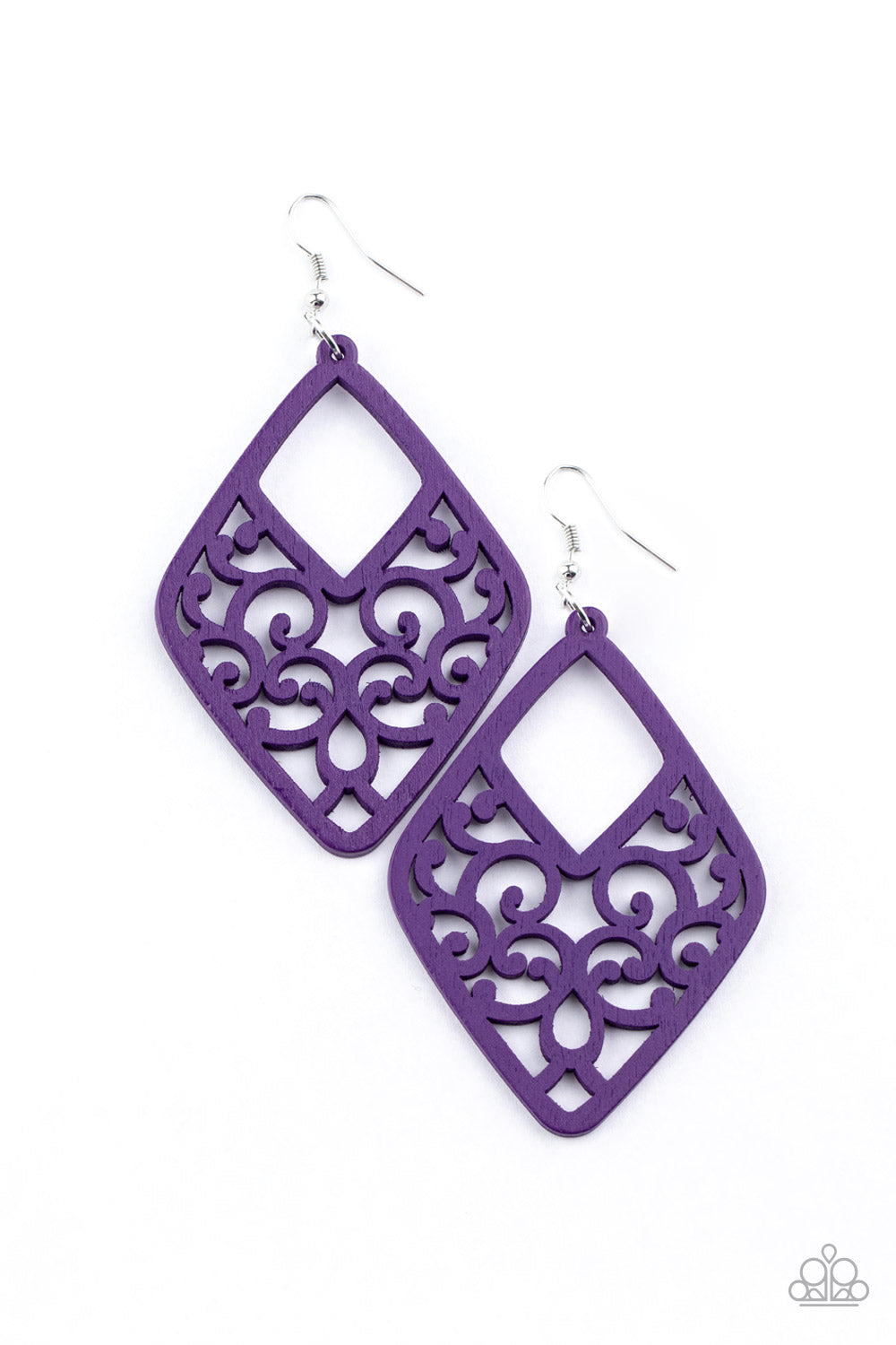 Paparazzi - VINE For The Taking - Purple Earrings  #2044