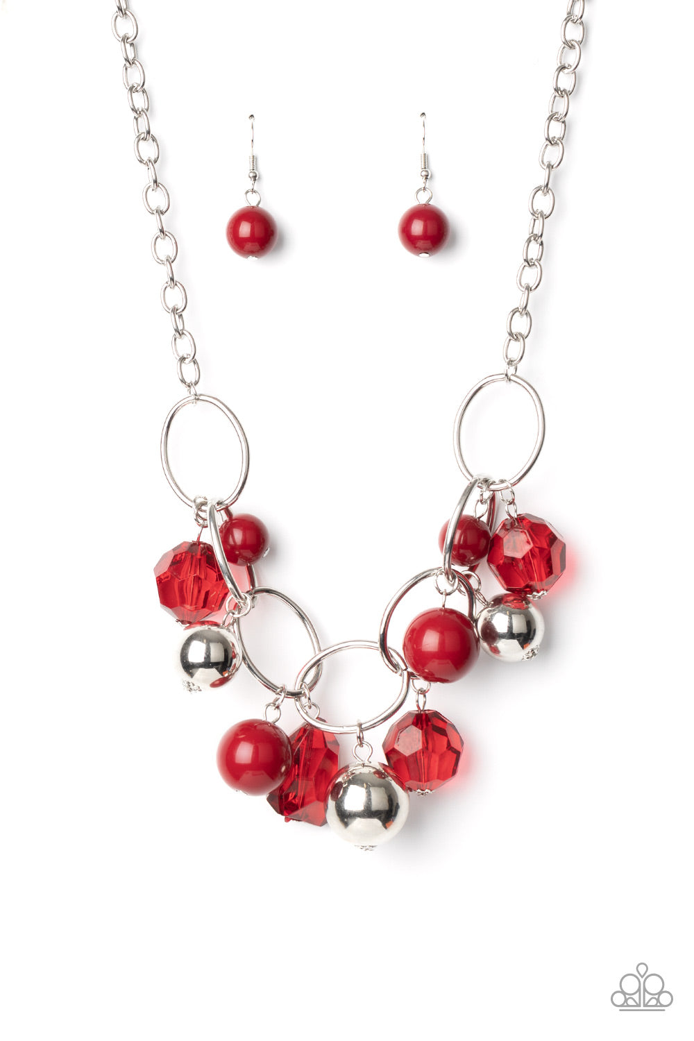 Paparazzi - Cosmic Getaway - Red Necklaces  #1543