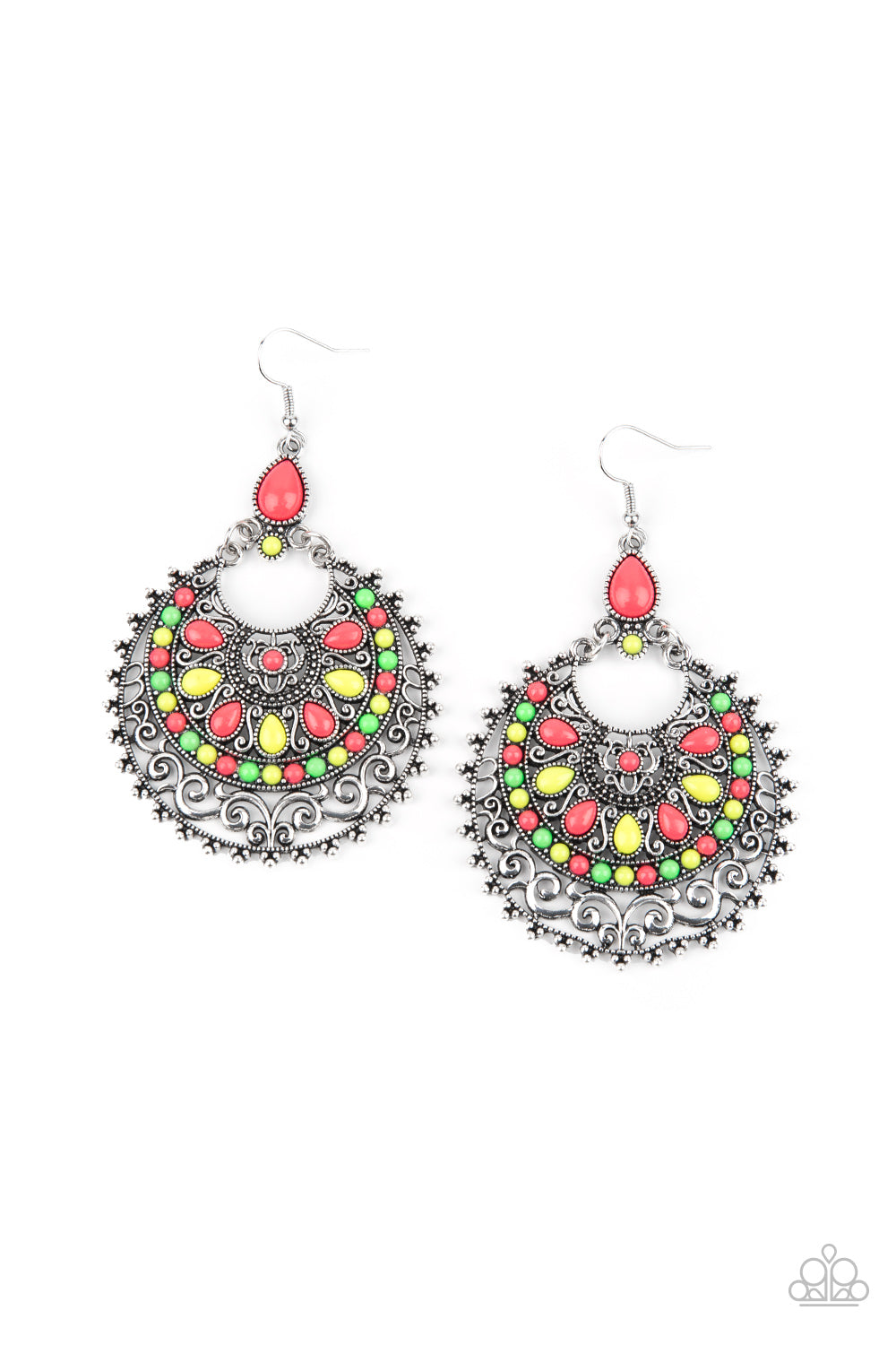 Paparazzi -  Laguna Leisure - Multi Earrings  #0888