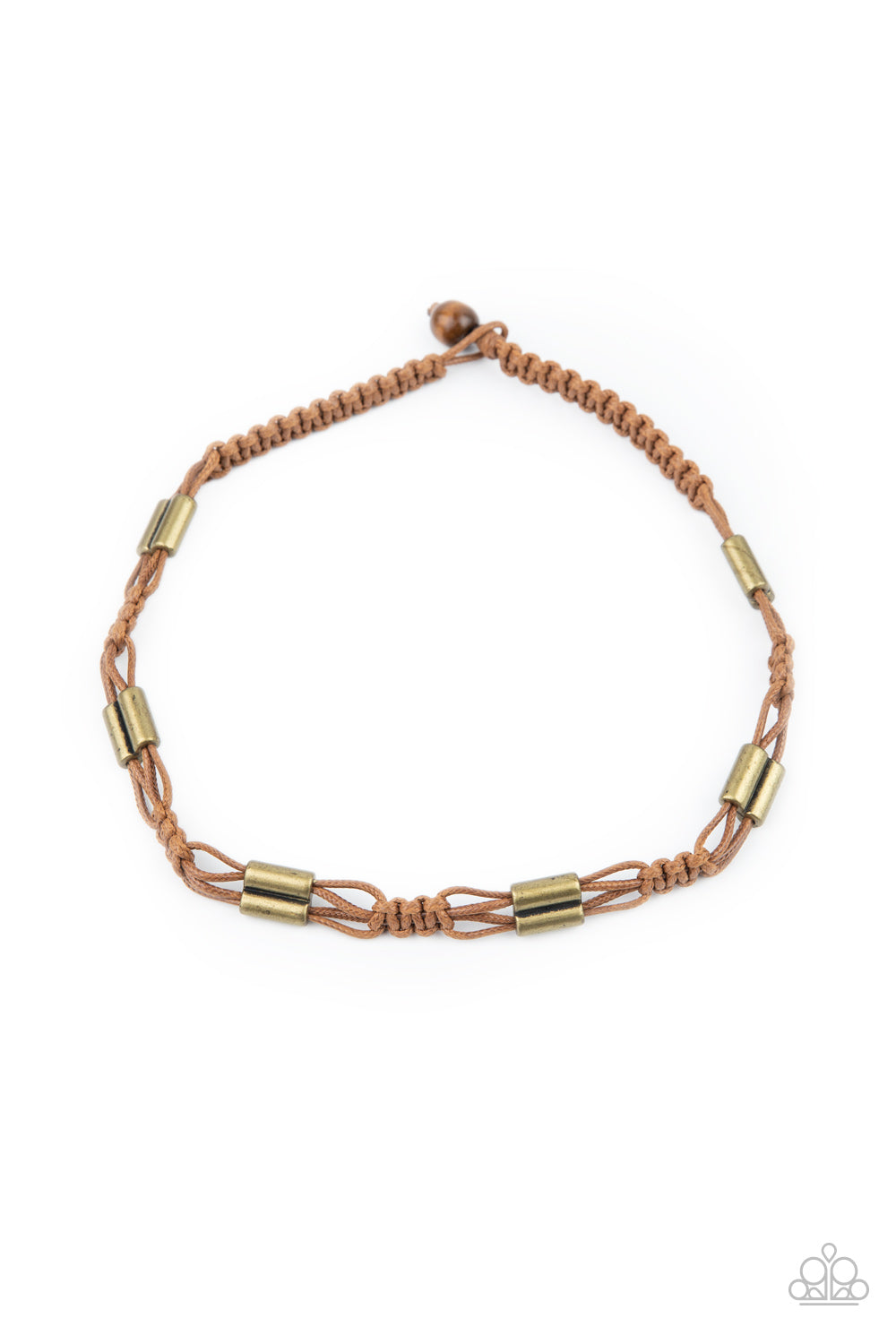 Paparazzi - Offshore Drifter - Brown Necklace  #1471