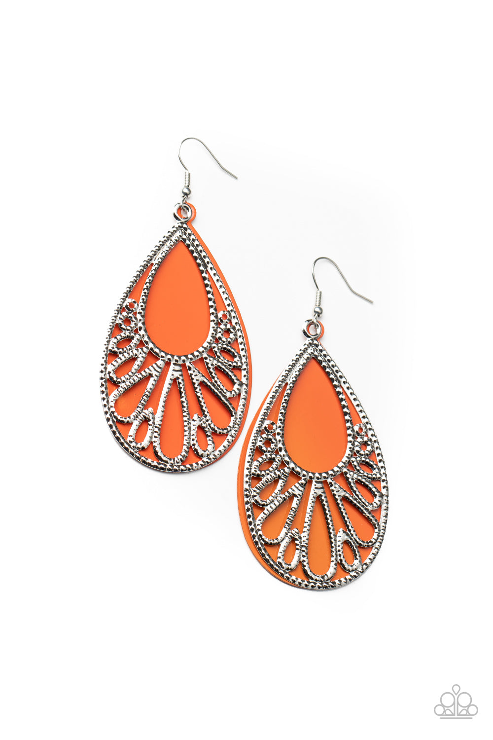 Paparazzi - Loud and Proud - Orange Earrings  #0902