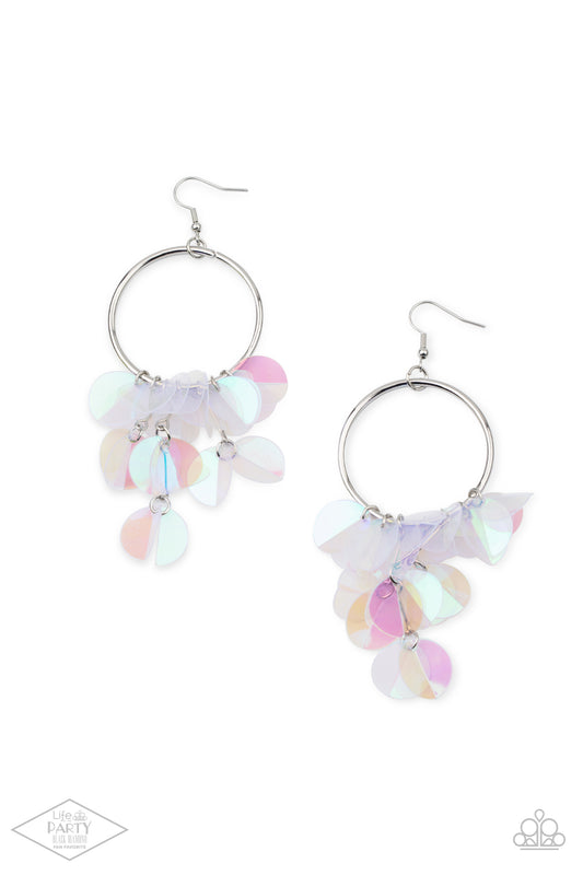 Paparazzi - Holographic Hype - Multi Earrings  #1863