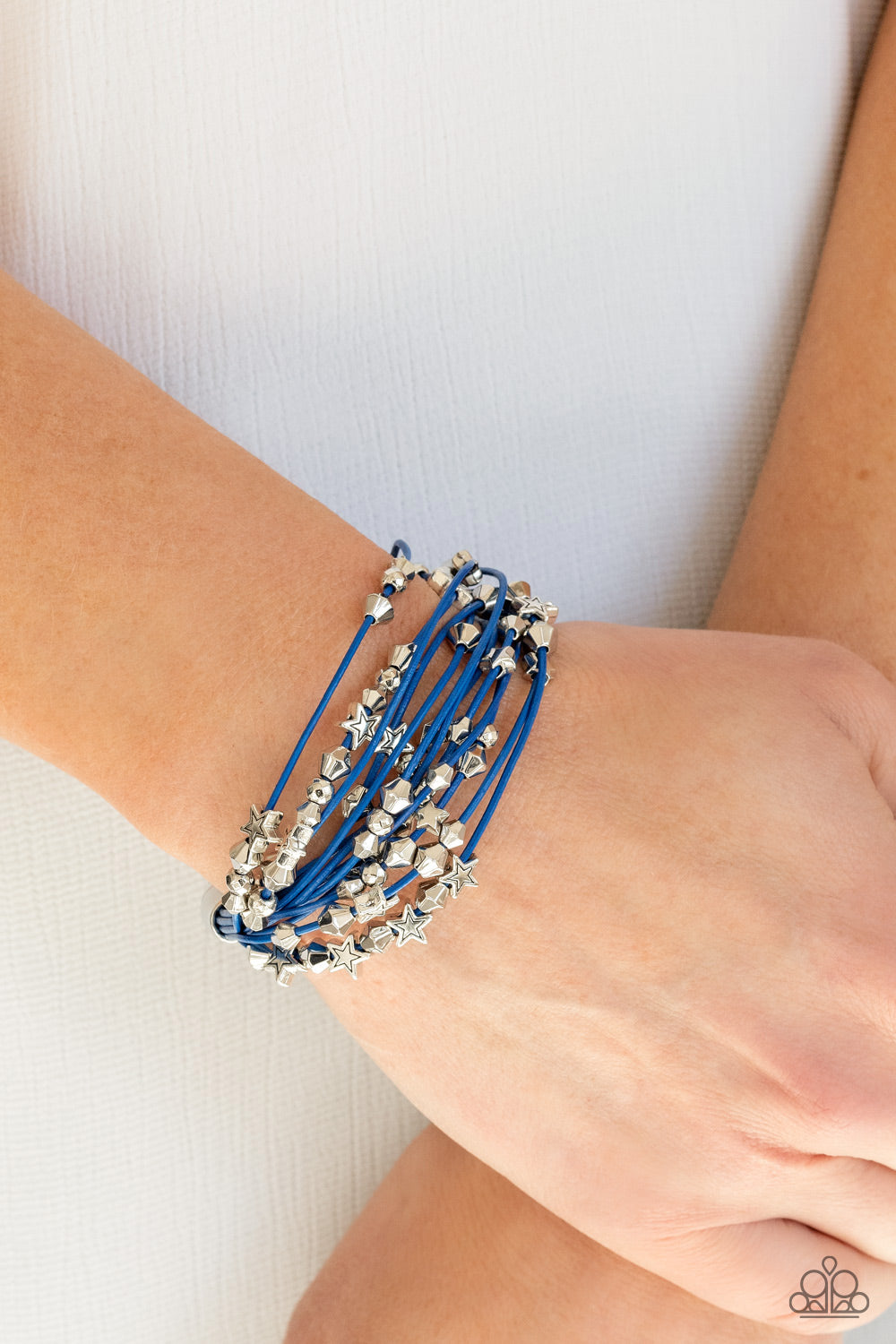 Paparazzi Accessories - Star-Studded Affair - Blue Bracelet #0982