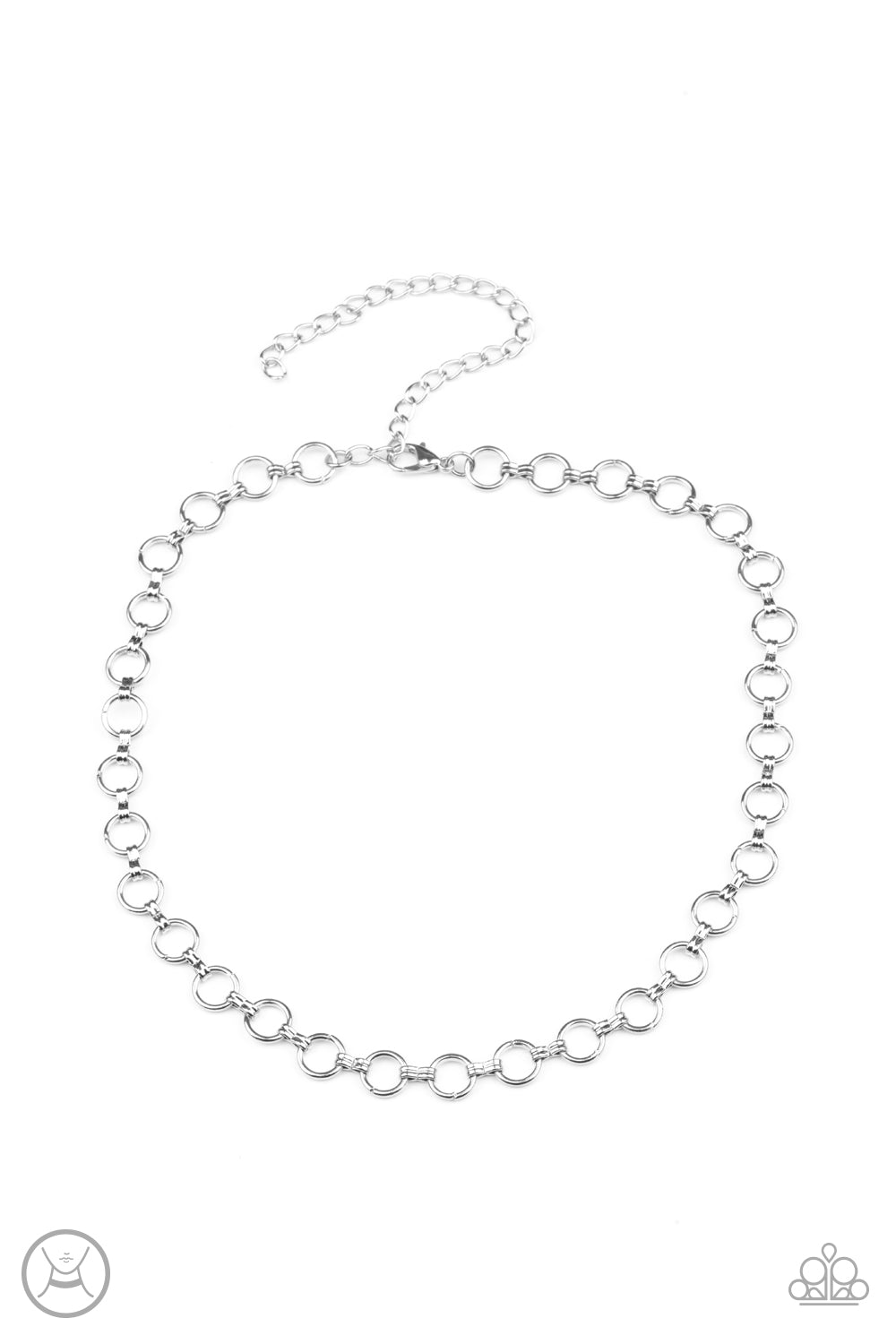 Paparazzi - Insta Connection - Silver Necklace  #1410