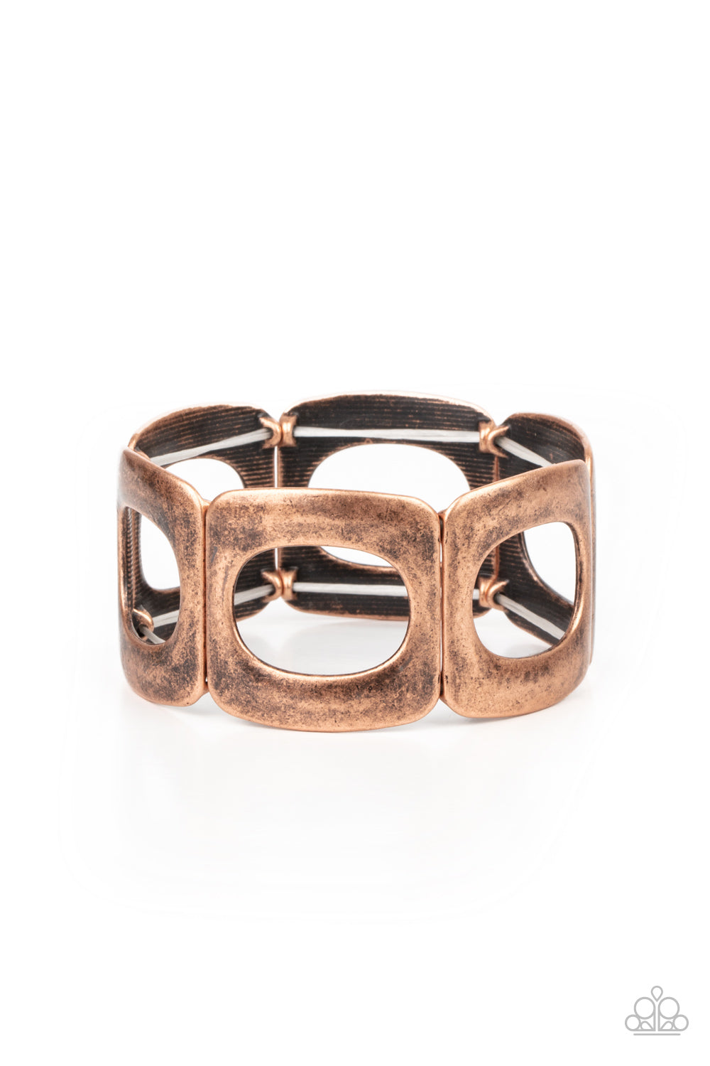 Paparazzi - In OVAL Your Head - Copper Bracelet #0542