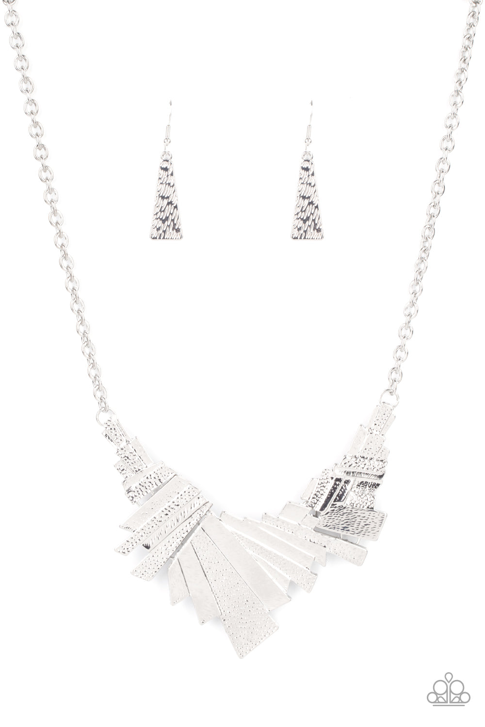 Paparazzi - Happily Ever AFTERSHOCK - Silver Necklace  #0467