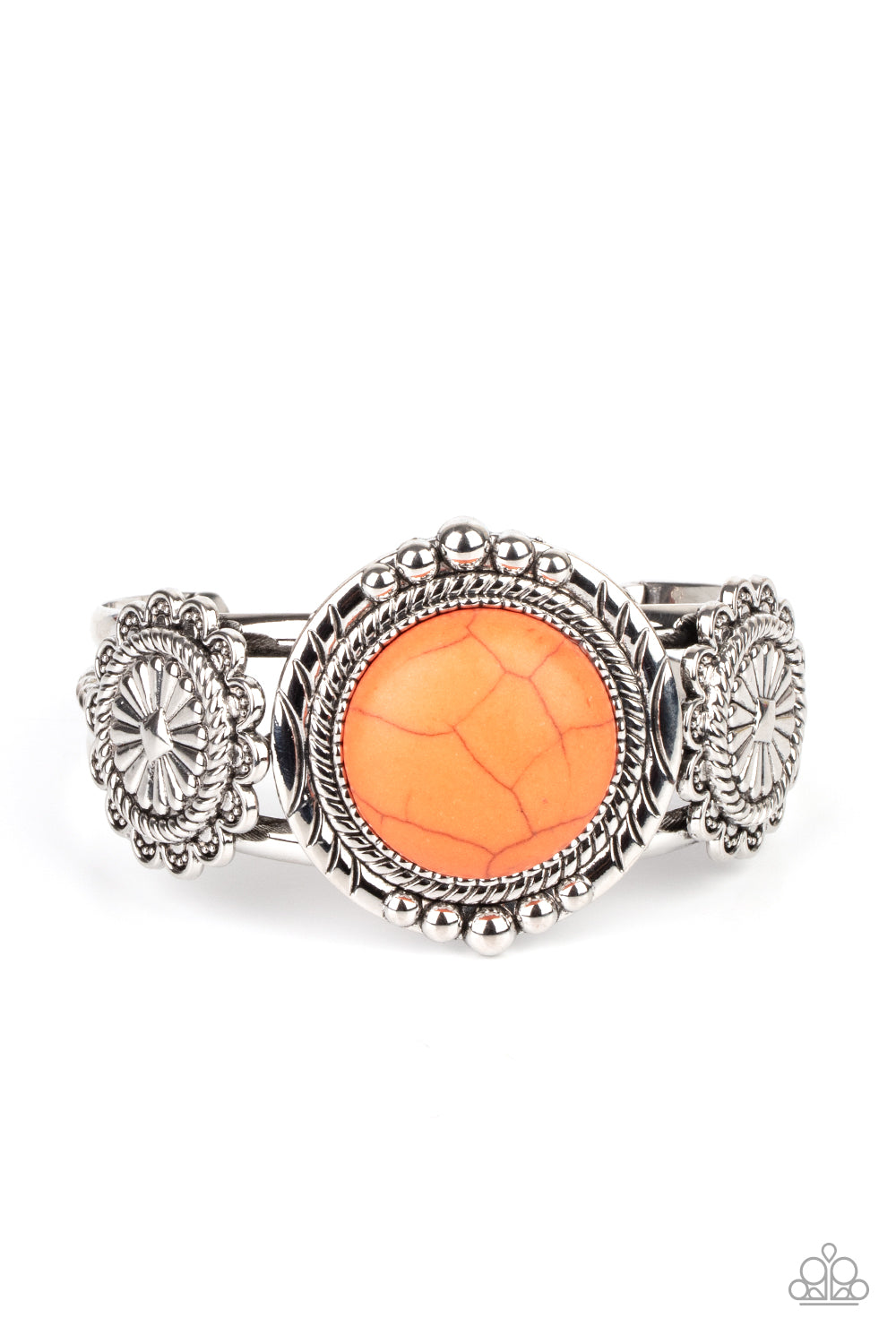 Paparazzi - Mojave Motif - Orange Bracelet  #0525