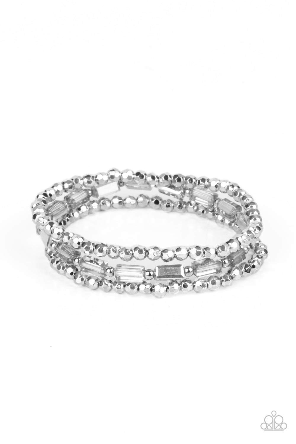 Paparazzi - Elegant Essence - Silver Bracelet #0574