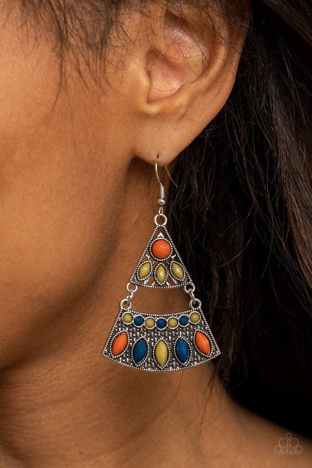 Paparazzi Accessories - Desert Fiesta - Multi Earring #0714