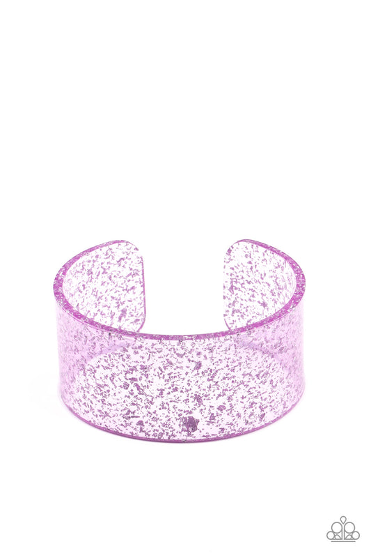 Paparazzi - Snap, Crackle, Pop! - Purple Bracelet #1081