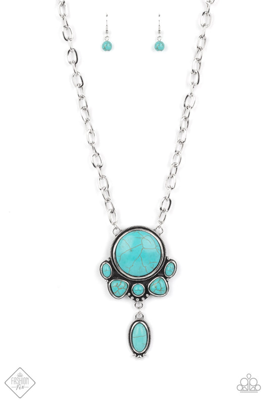 Paparazzi - Geographically Gorgeous - Blue Necklaces  #2350