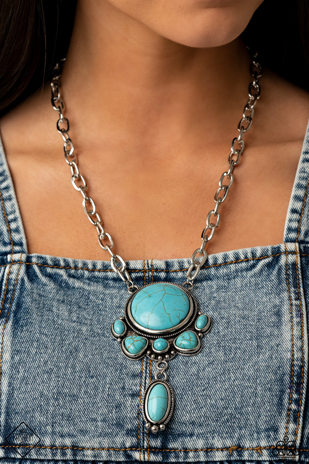 Paparazzi - Geographically Gorgeous - Blue Necklaces  #2350