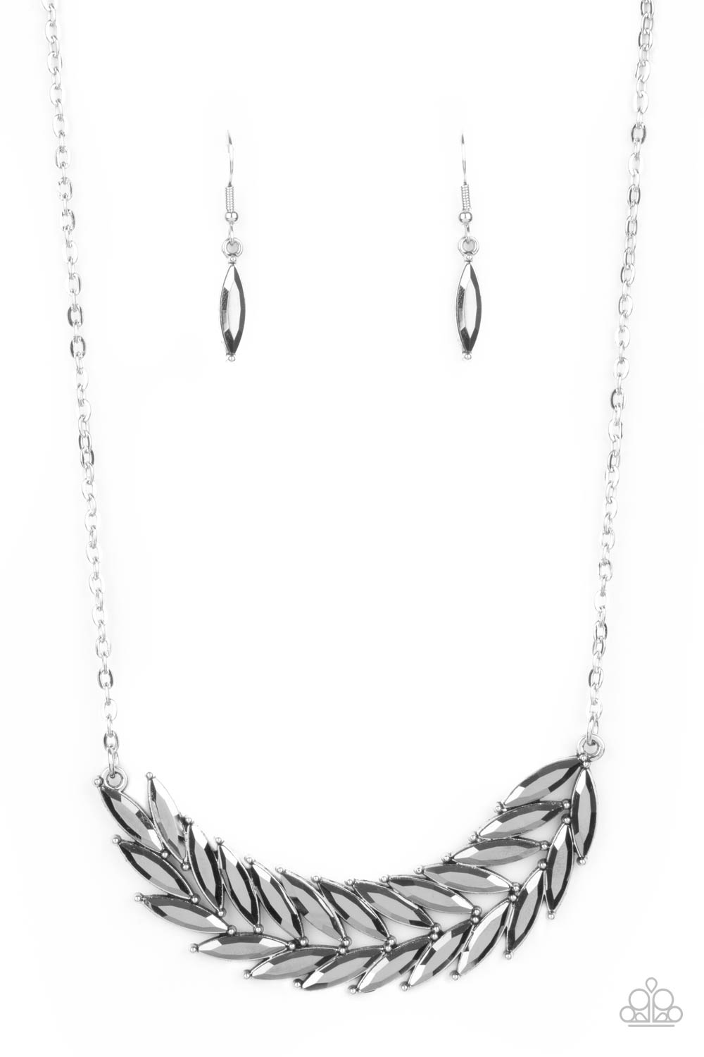 Paparazzi Flight of FANCINESS - Silver Necklace #1644