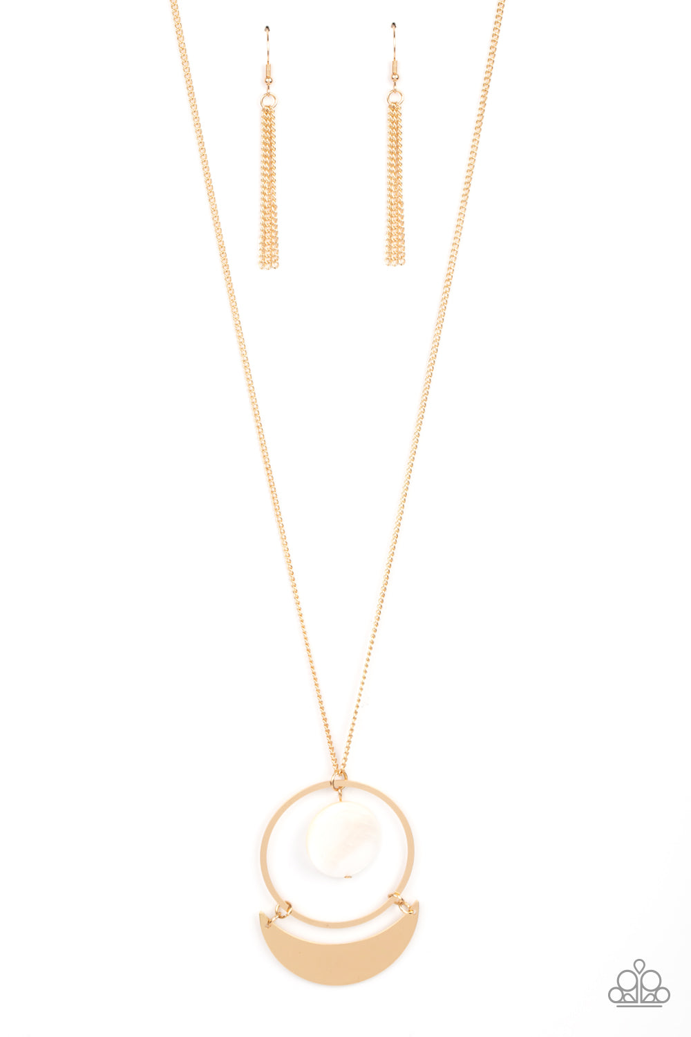 Paparazzi Accessories - Moonlight Sailing - Gold Necklace #0102