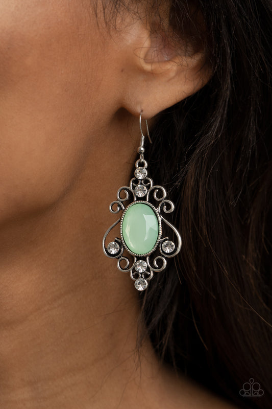 Paparazzi - Tour de Fairytale - Green Earrings  #1802