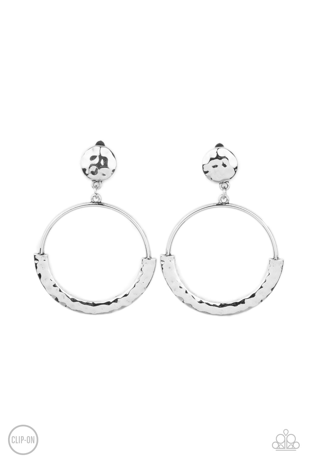 Paparazzi - Rustic Horizons - Silver Earrings  #0910