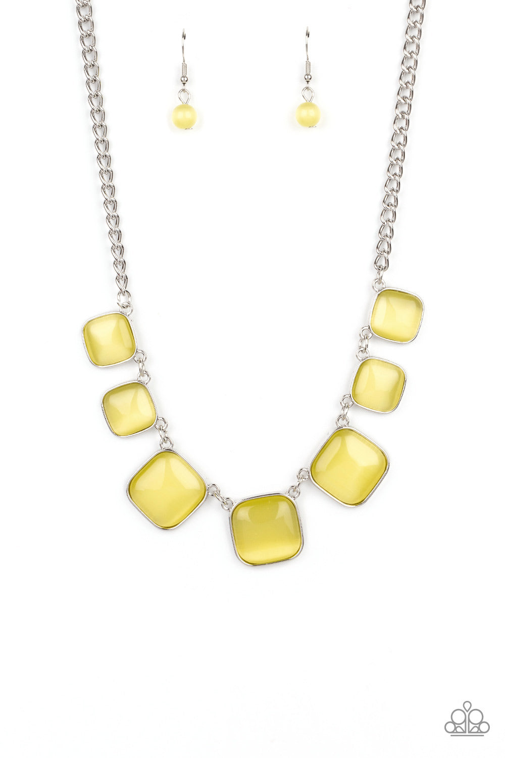 Paparazzi - Aura Allure - Yellow Necklace #0356