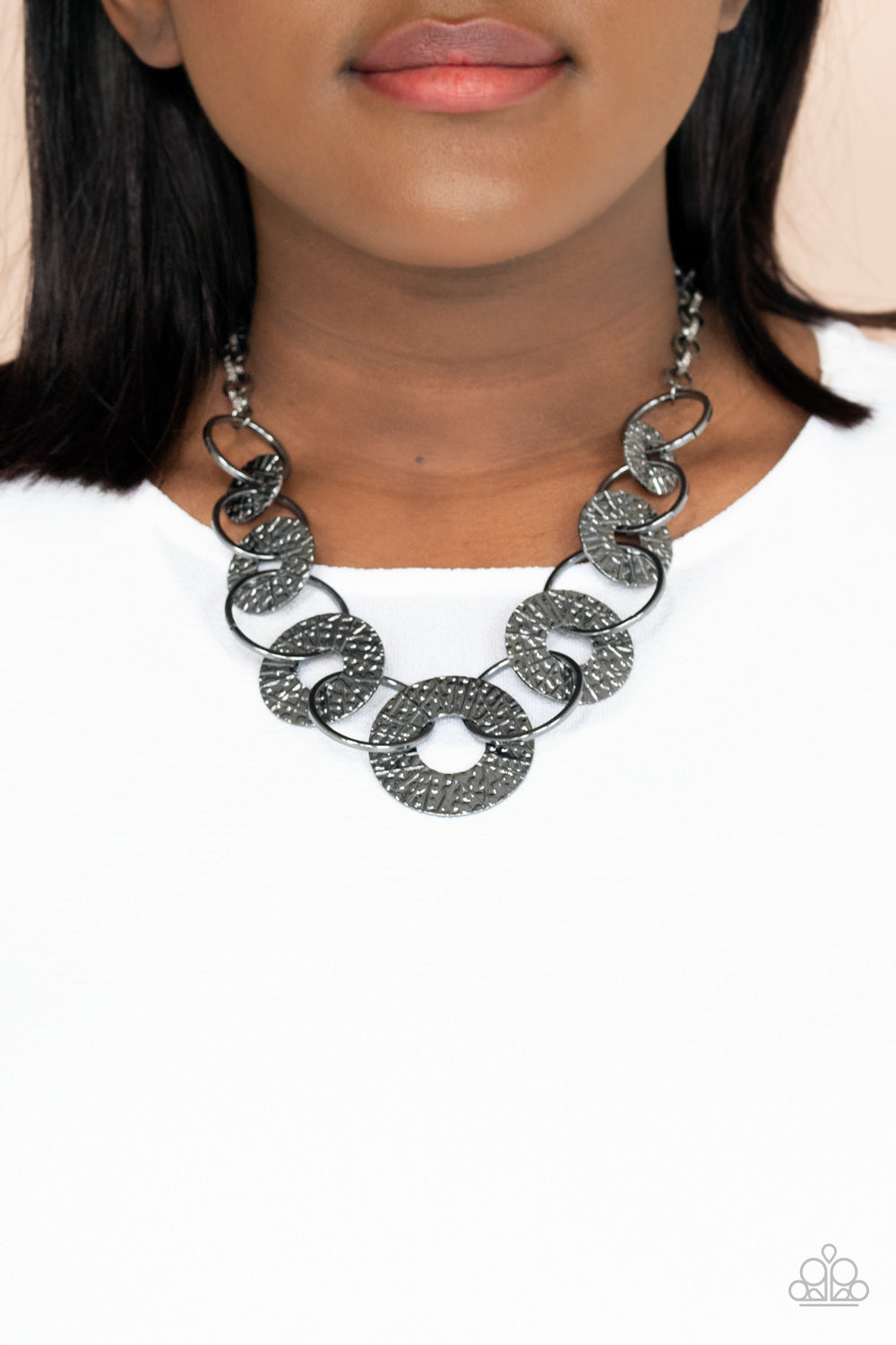 Paparazzi Accessories - Industrial Envy - Black Necklace  #0078