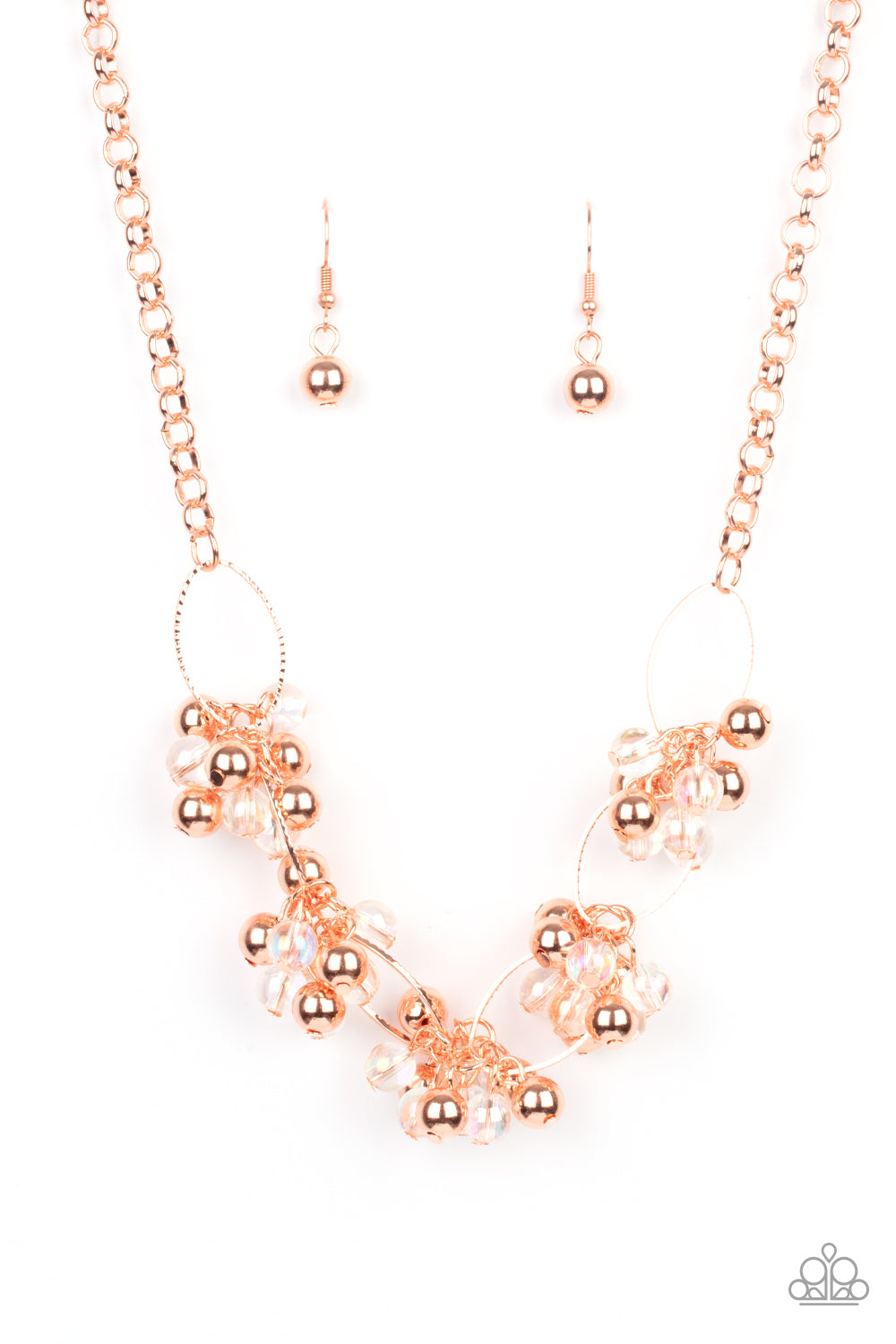 Paparazzi Accessories - Effervescent Ensemble - Copper Necklace #0042